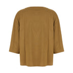Max Mara Beige Linen Blouse