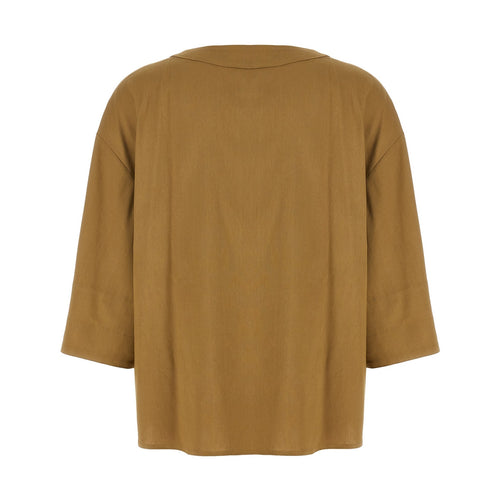 Beige Linen Blouse