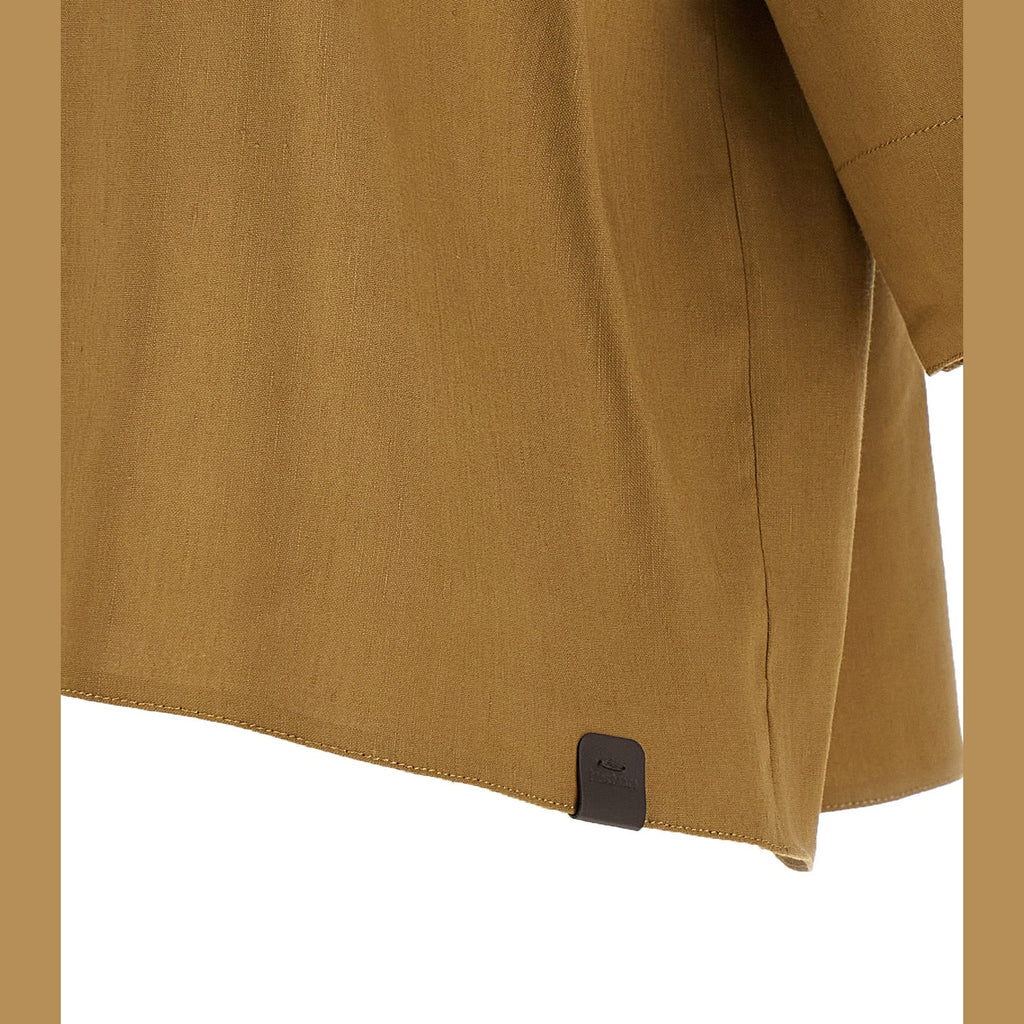 Max Mara Beige Linen Blouse