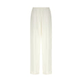Max Mara White Linen Casual Pants