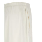 Max Mara White Linen Casual Pants
