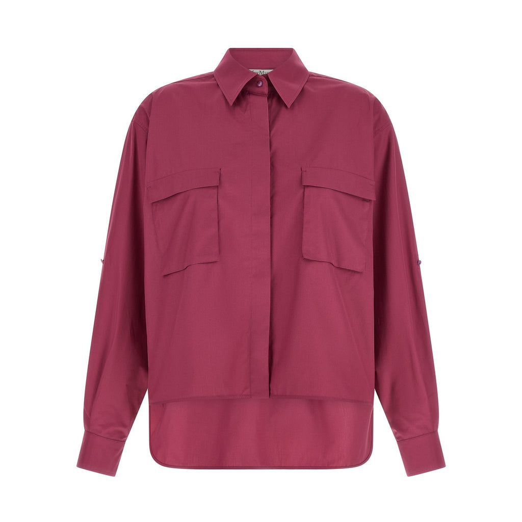 Max Mara Fuchsia Cotton Blouse
