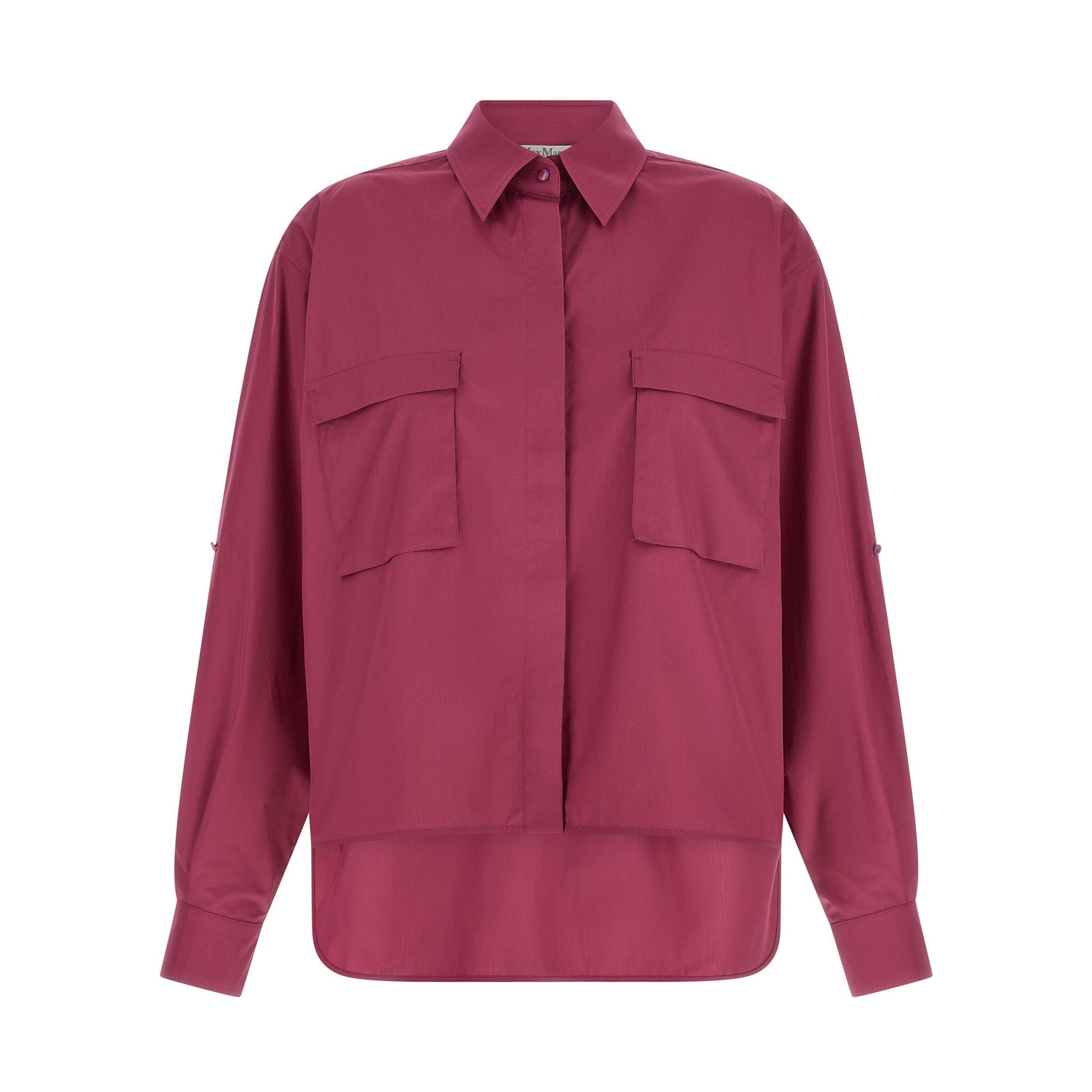 Max Mara Fuchsia Cotton Blouse