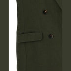 Max Mara Bicolor Linen Sleeveless Jacket