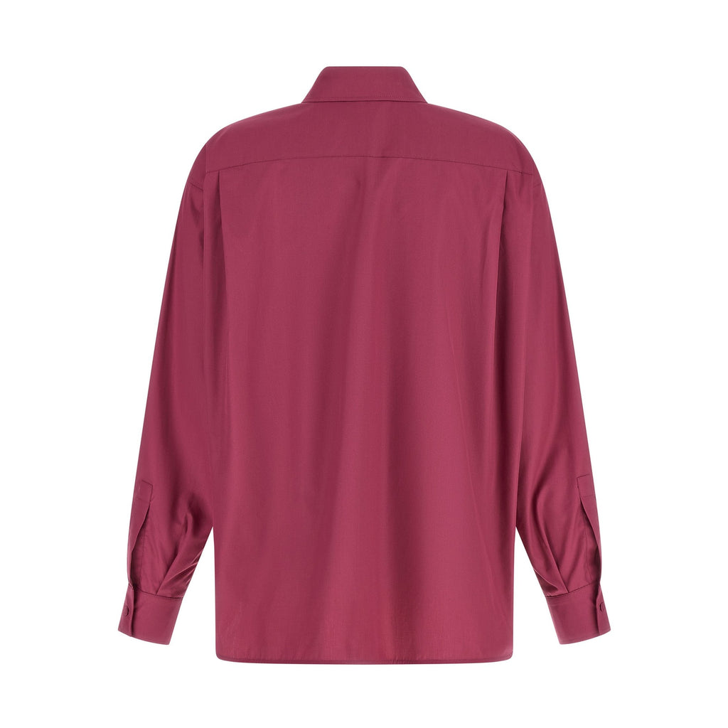 Max Mara Fuchsia Cotton Blouse