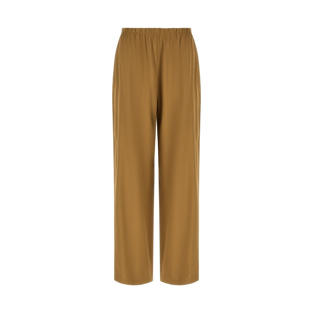 Max Mara Beige Linen Casual Pants