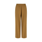 Max Mara Beige Linen Casual Pants