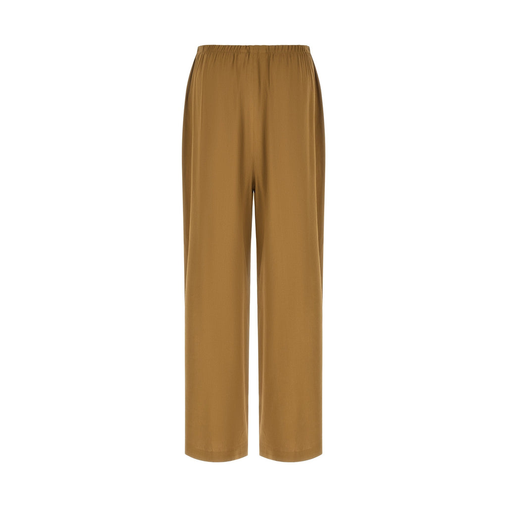Max Mara Beige Linen Casual Pants
