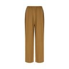 Max Mara Beige Linen Casual Pants