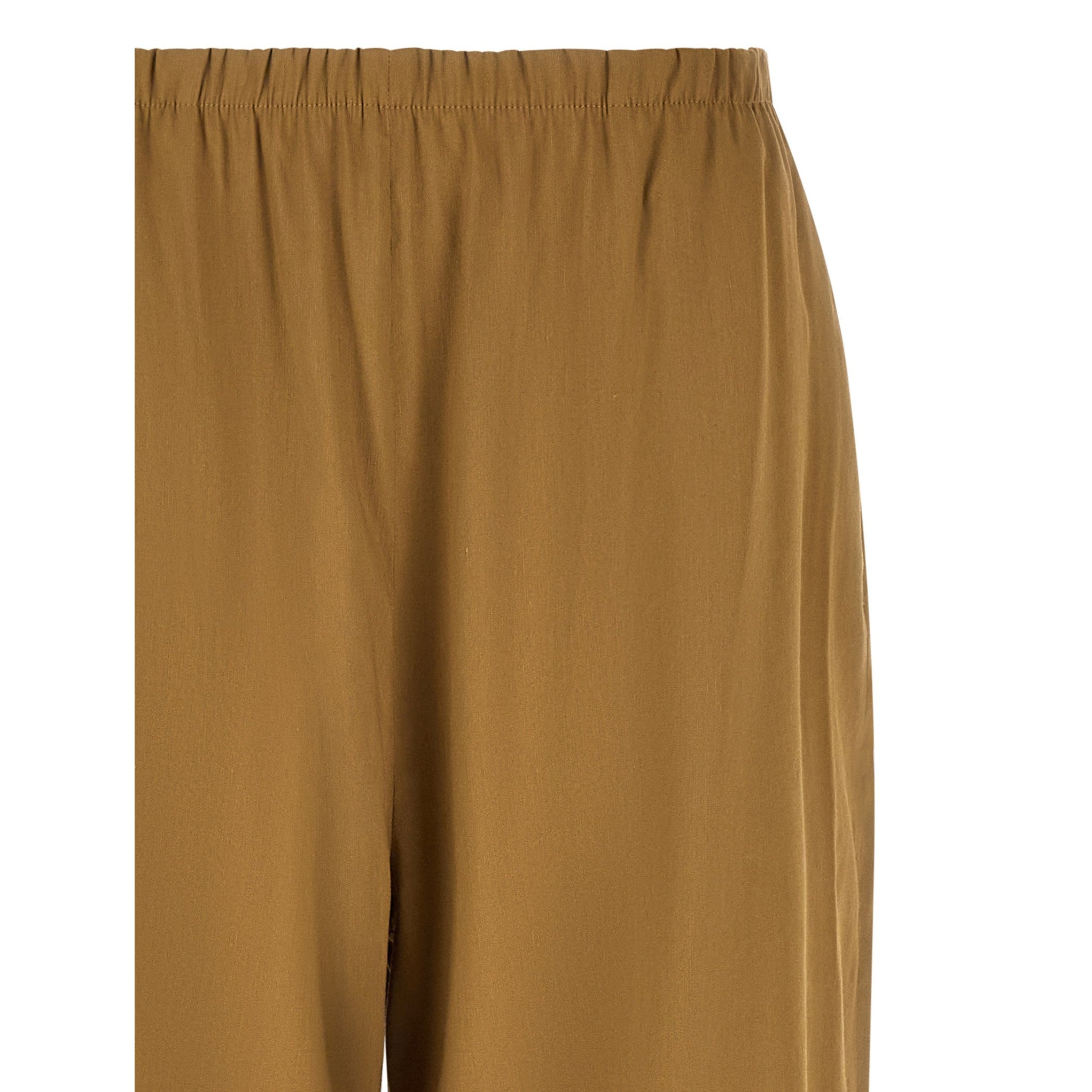 Max Mara Beige Linen Casual Pants