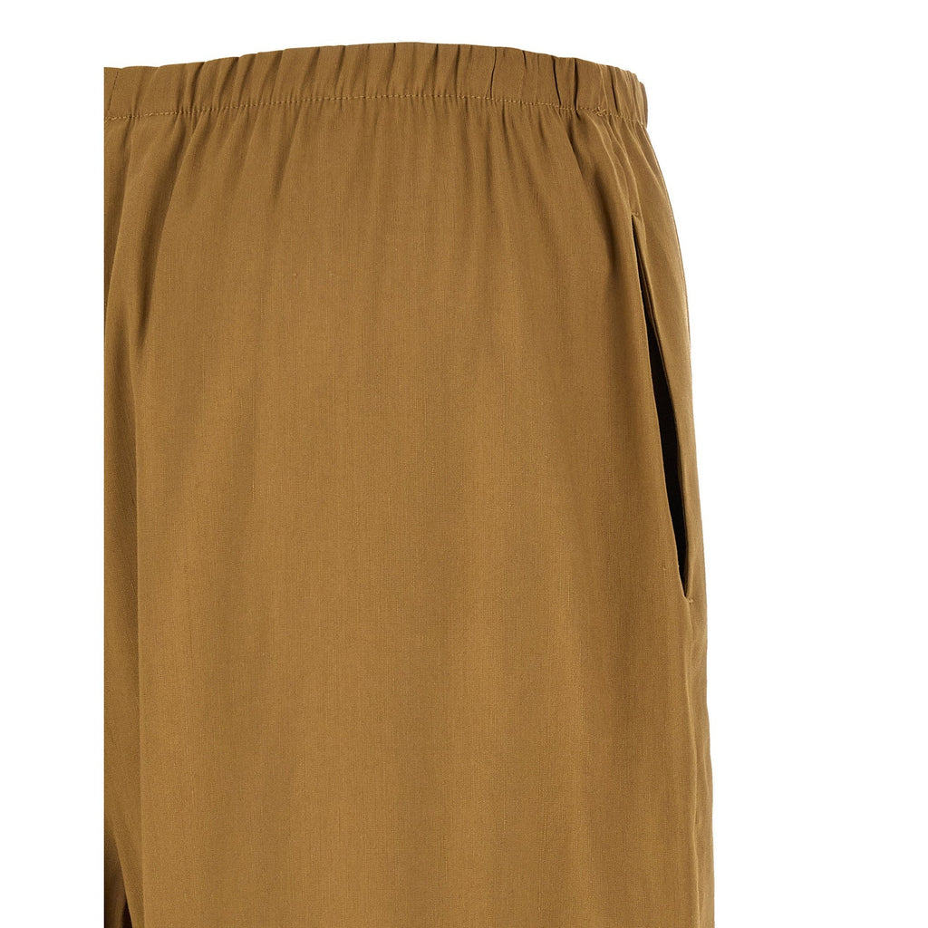 Max Mara Beige Linen Casual Pants