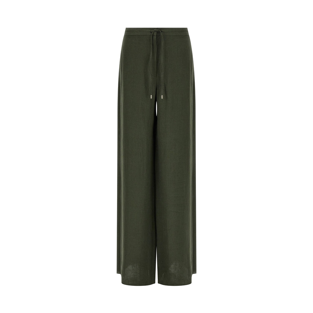 Max Mara Bicolor Linen Casual Pants