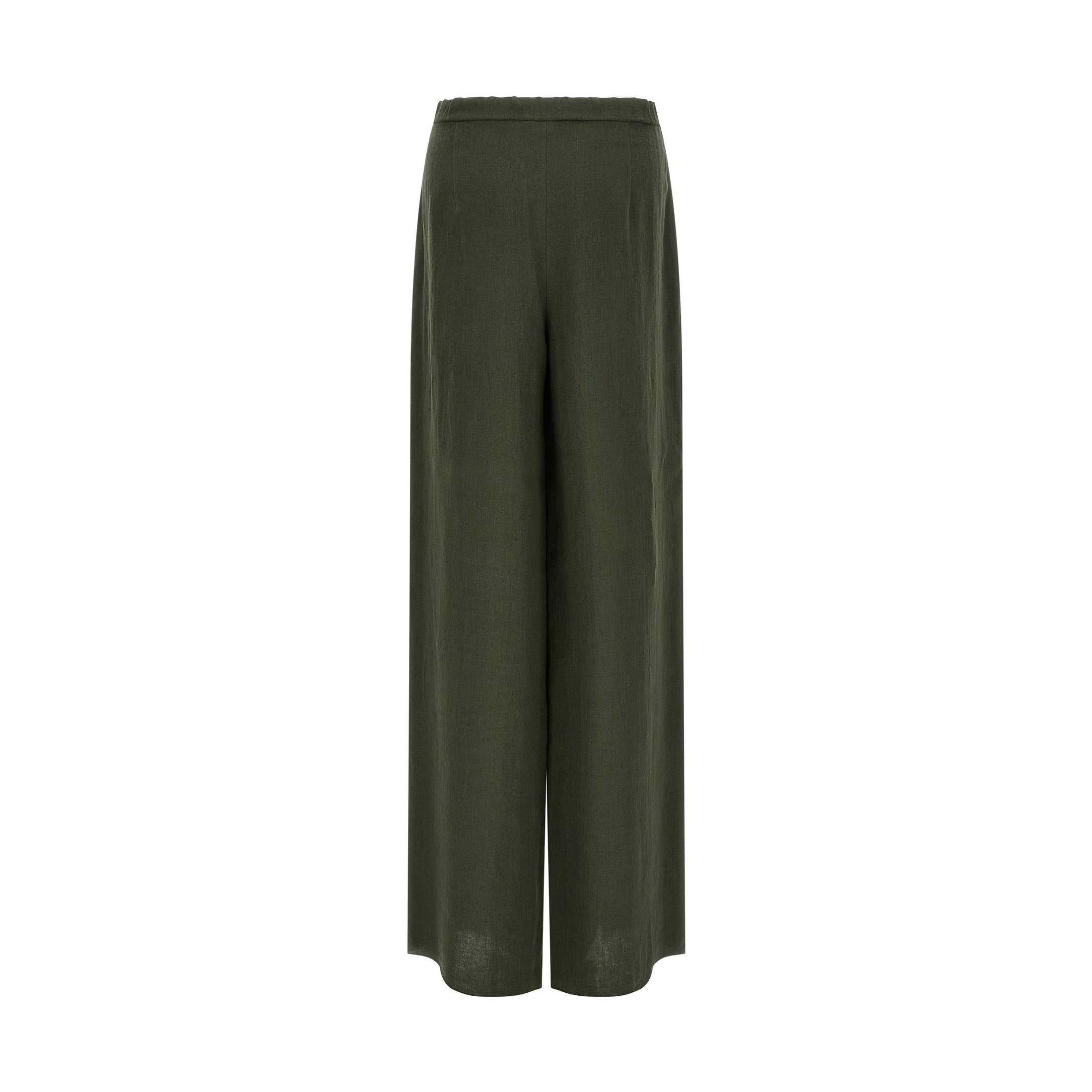 Max Mara Bicolor Linen Casual Pants