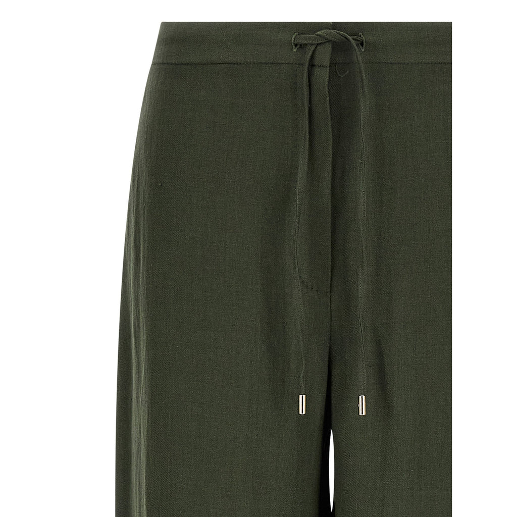 Max Mara Bicolor Linen Casual Pants