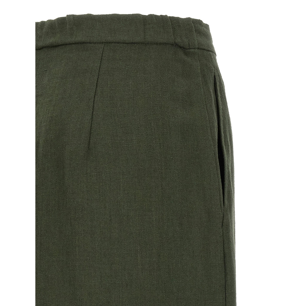 Max Mara Bicolor Linen Casual Pants