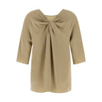 Max Mara Beige Silk Blouse