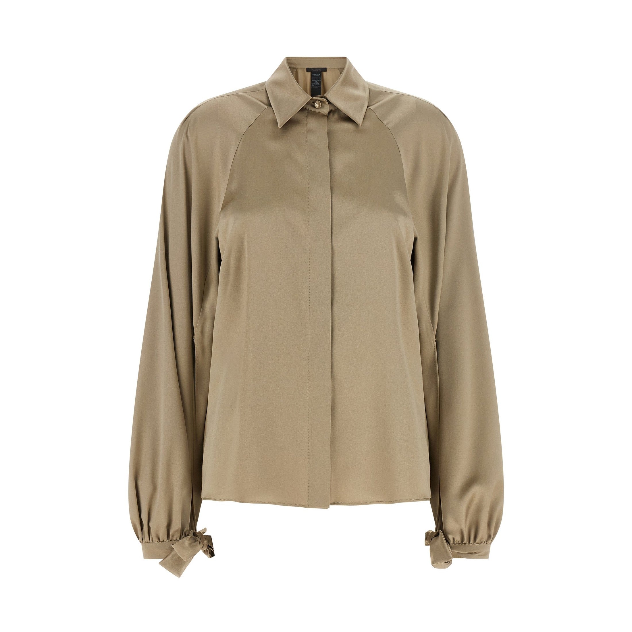 Max Mara Beige Silk Blouse