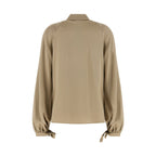 Max Mara Beige Silk Blouse