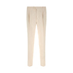 Brunello Cucinelli White Cotton Casual Pants