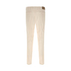 Brunello Cucinelli White Cotton Casual Pants