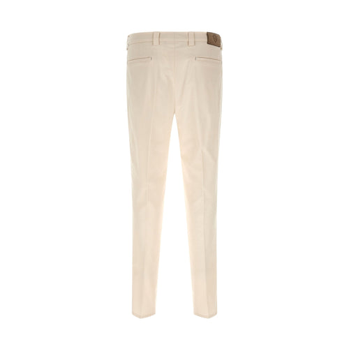 Brunello Cucinelli White Cotton Casual Pants