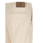 Brunello Cucinelli White Cotton Casual Pants