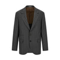 Brunello Cucinelli Gray Virgin Wool Blazer