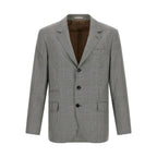 Brunello Cucinelli Gray Virgin Wool Blazer
