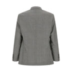 Brunello Cucinelli Gray Virgin Wool Blazer