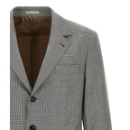 Brunello Cucinelli Gray Virgin Wool Blazer