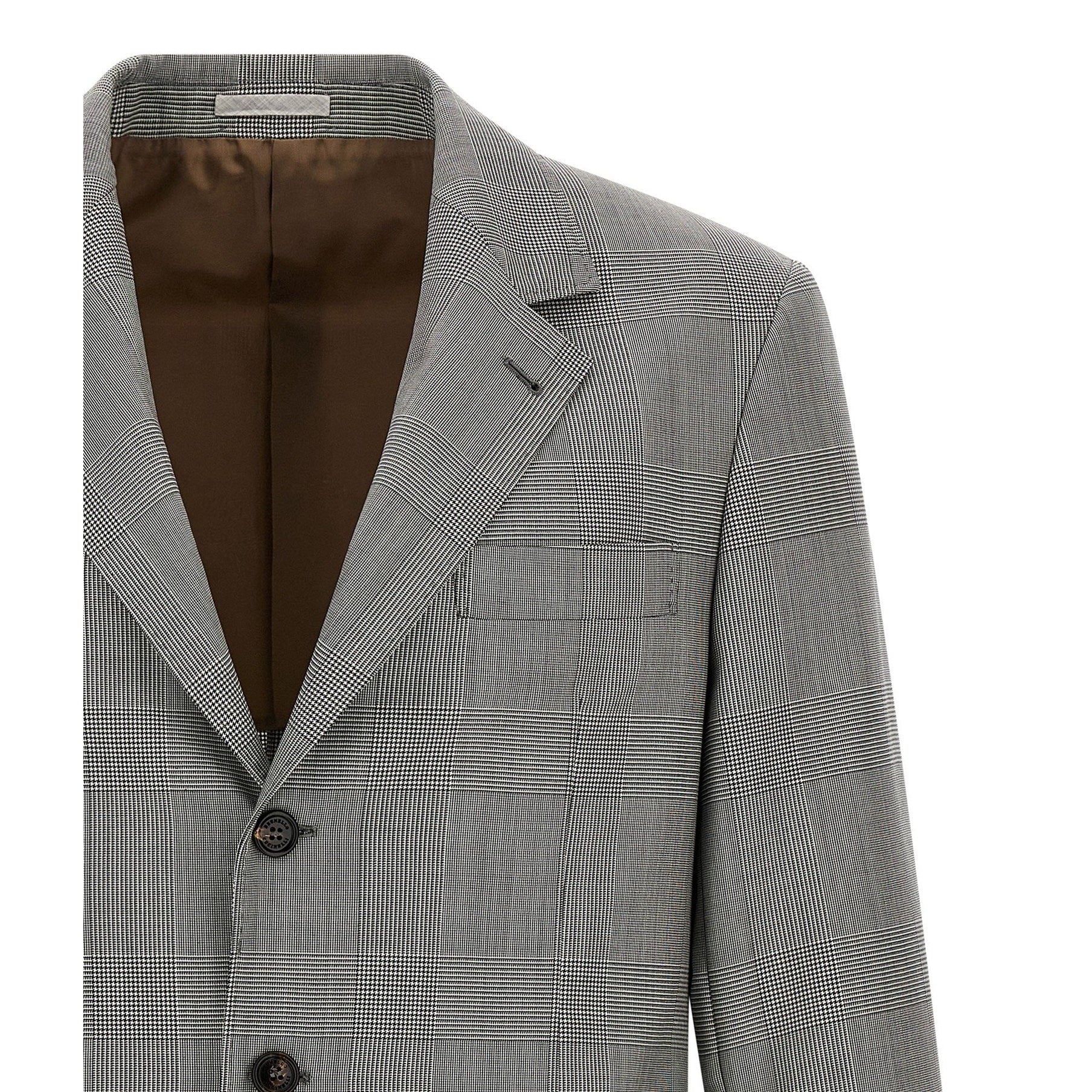 Brunello Cucinelli Gray Virgin Wool Blazer