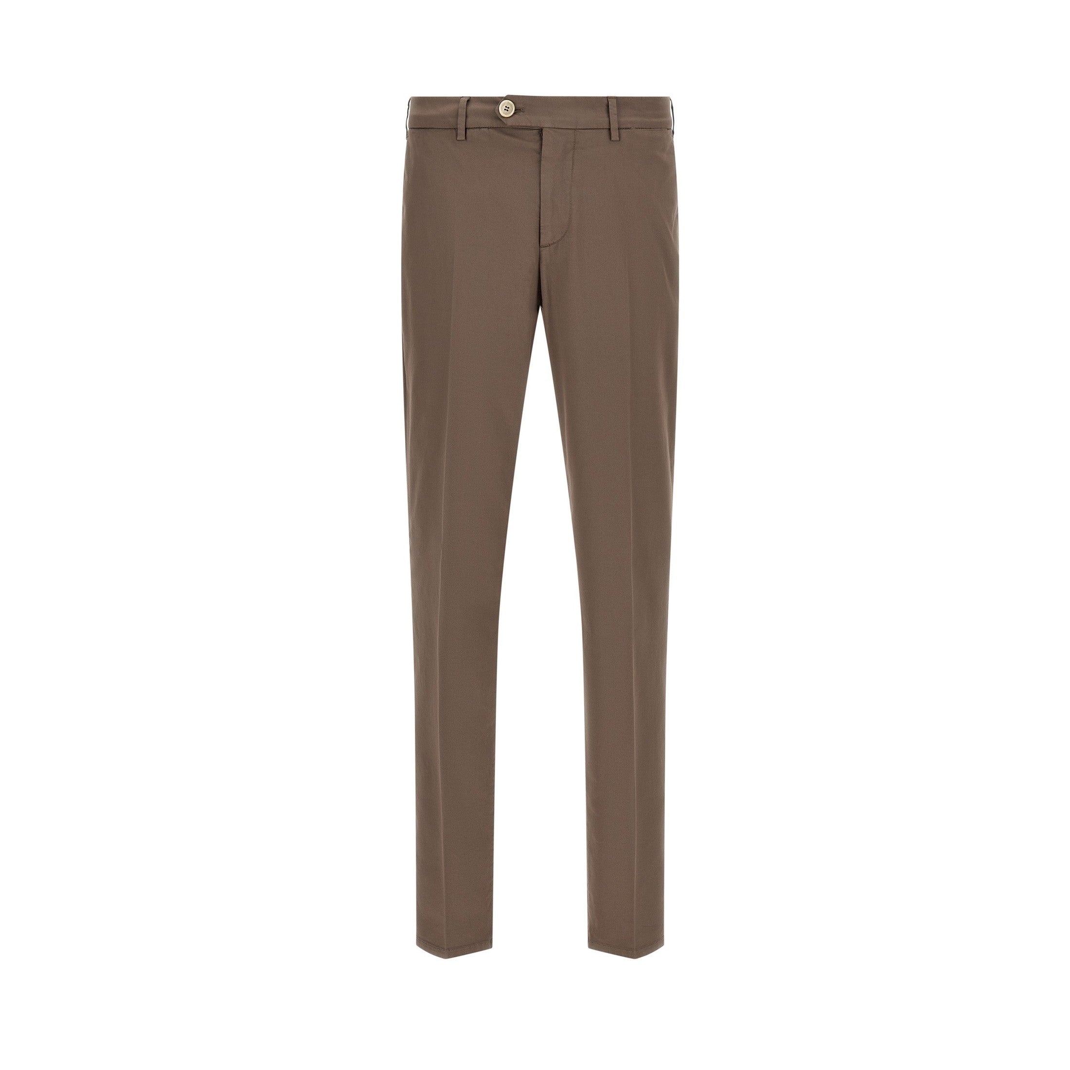 Brunello Cucinelli Beige Cotton Casual Pants