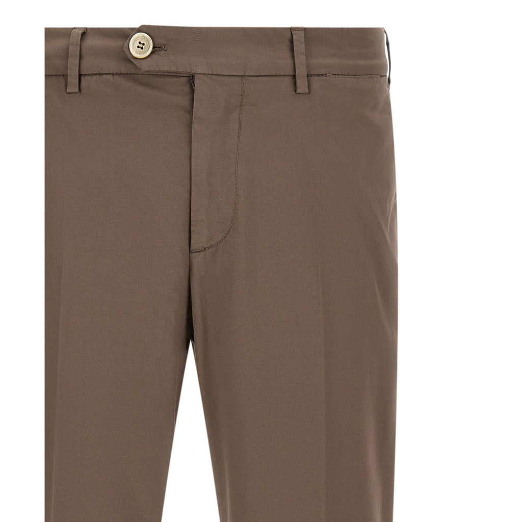 Brunello Cucinelli Beige Cotton Casual Pants