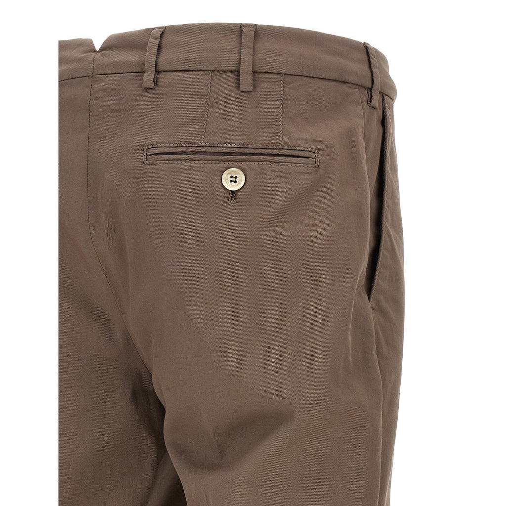 Brunello Cucinelli Beige Cotton Casual Pants