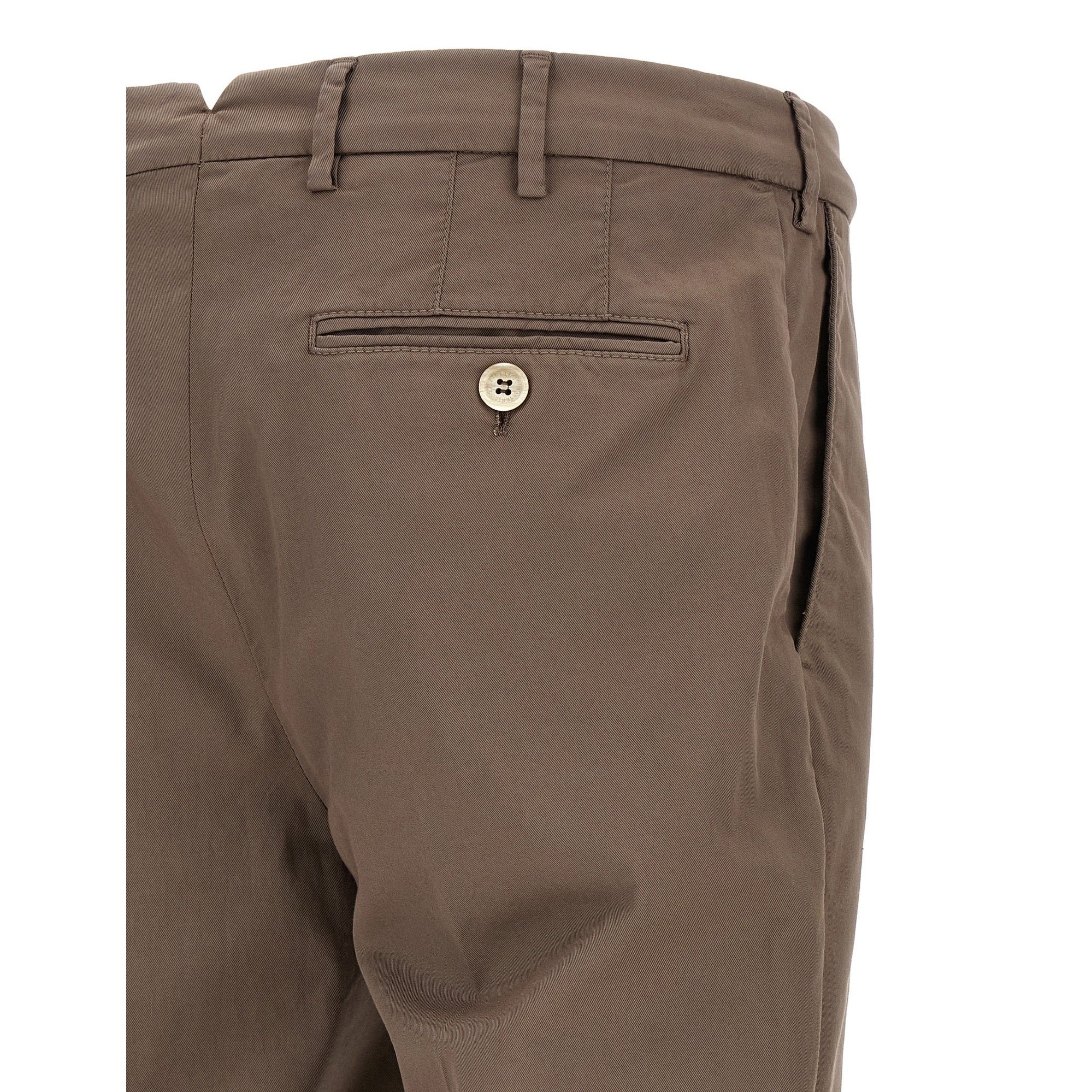 Brunello Cucinelli Beige Cotton Casual Pants