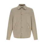 Brunello Cucinelli Gray Polyester Full-Length Jacket