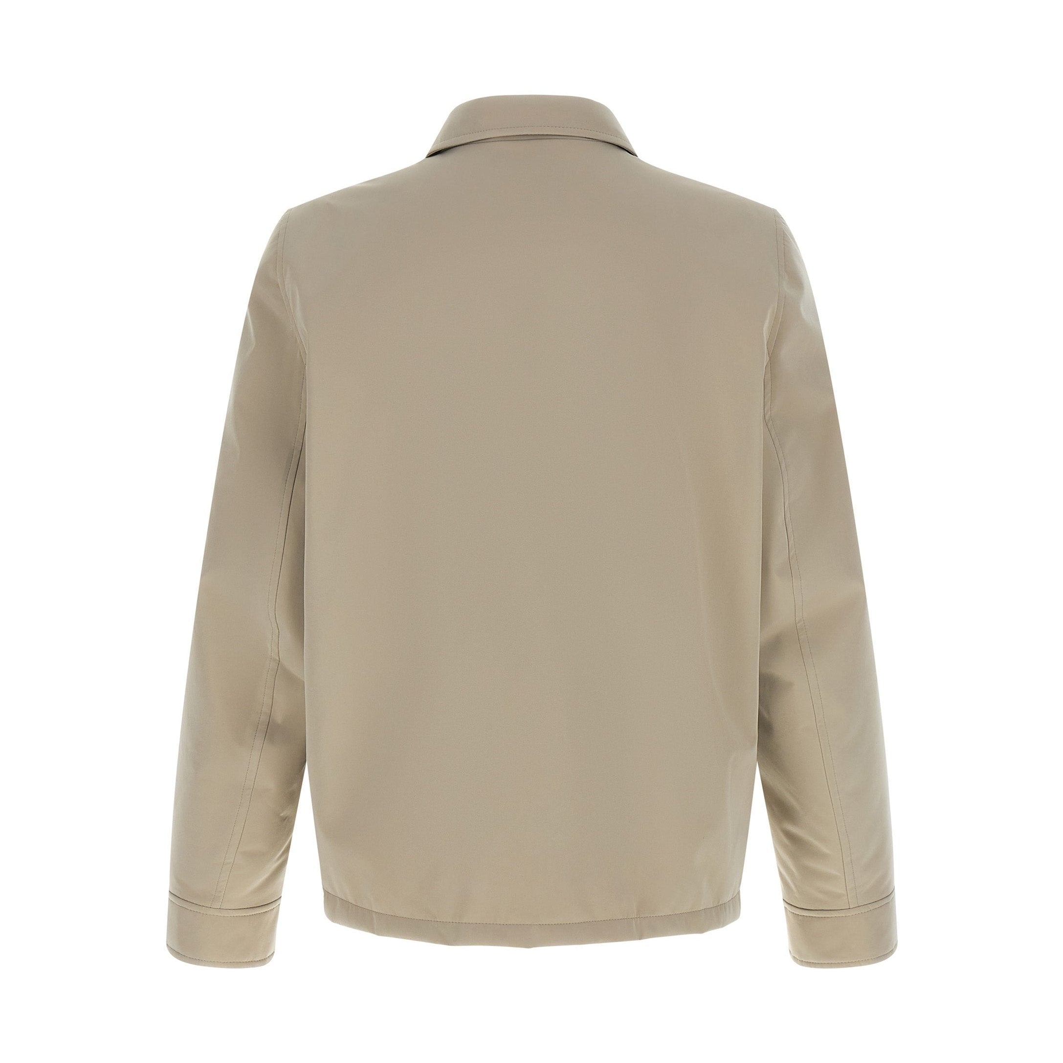 Brunello Cucinelli Gray Polyester Full-Length Jacket