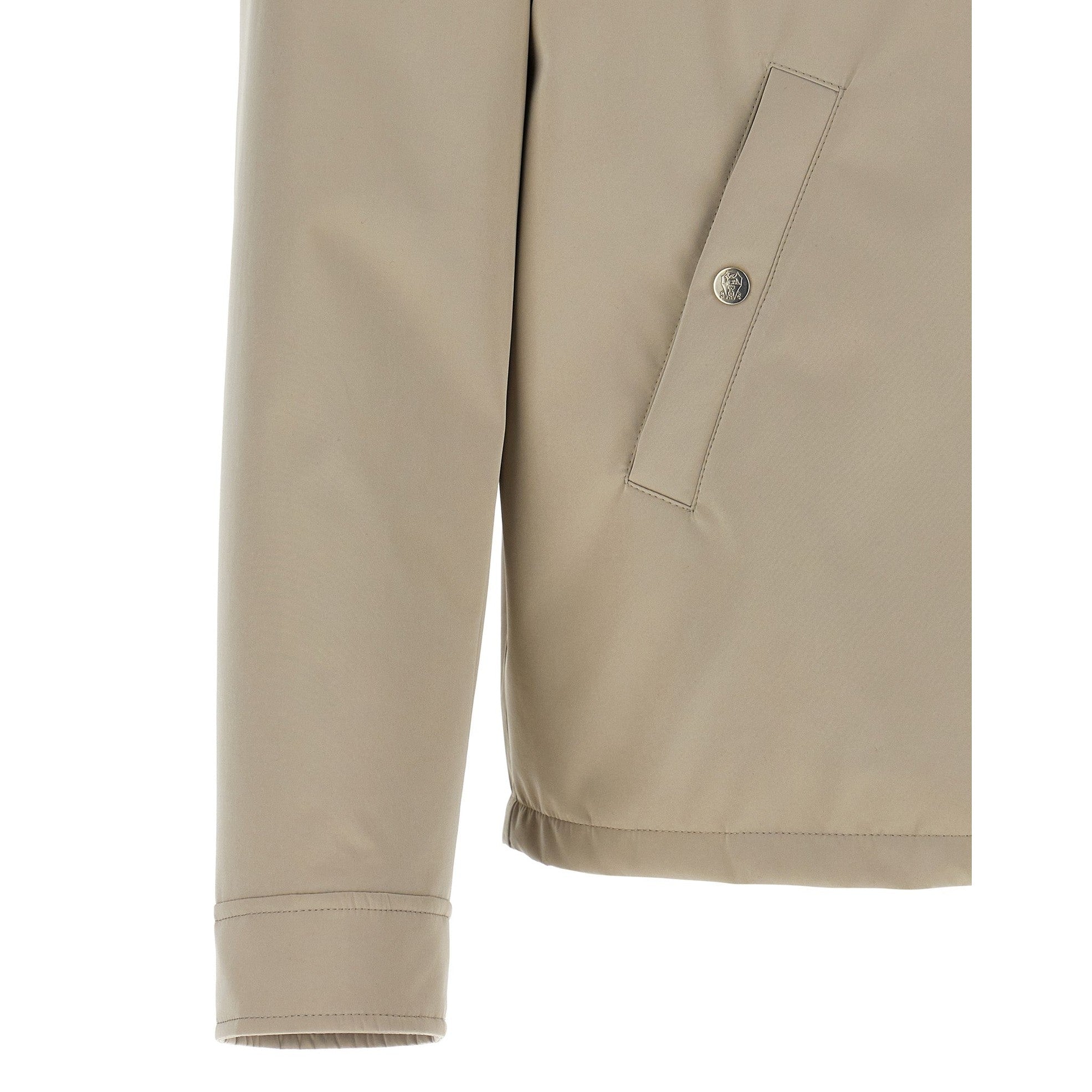 Brunello Cucinelli Gray Polyester Full-Length Jacket