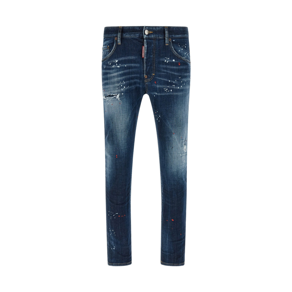 Dsquared² Blue Cotton Jeans Denim