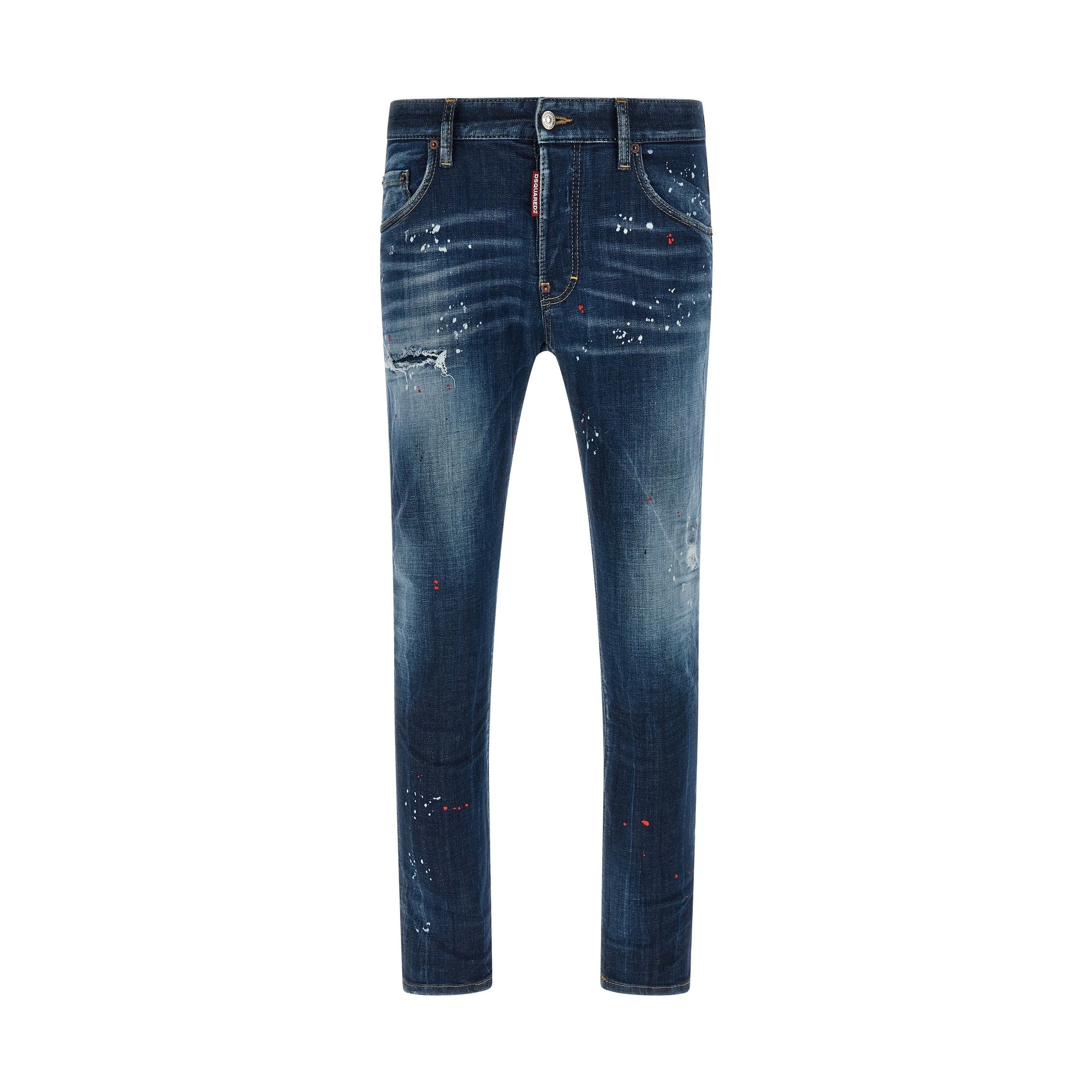 Dsquared² Blue Cotton Jeans Denim