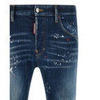 Dsquared² Blue Cotton Jeans Denim