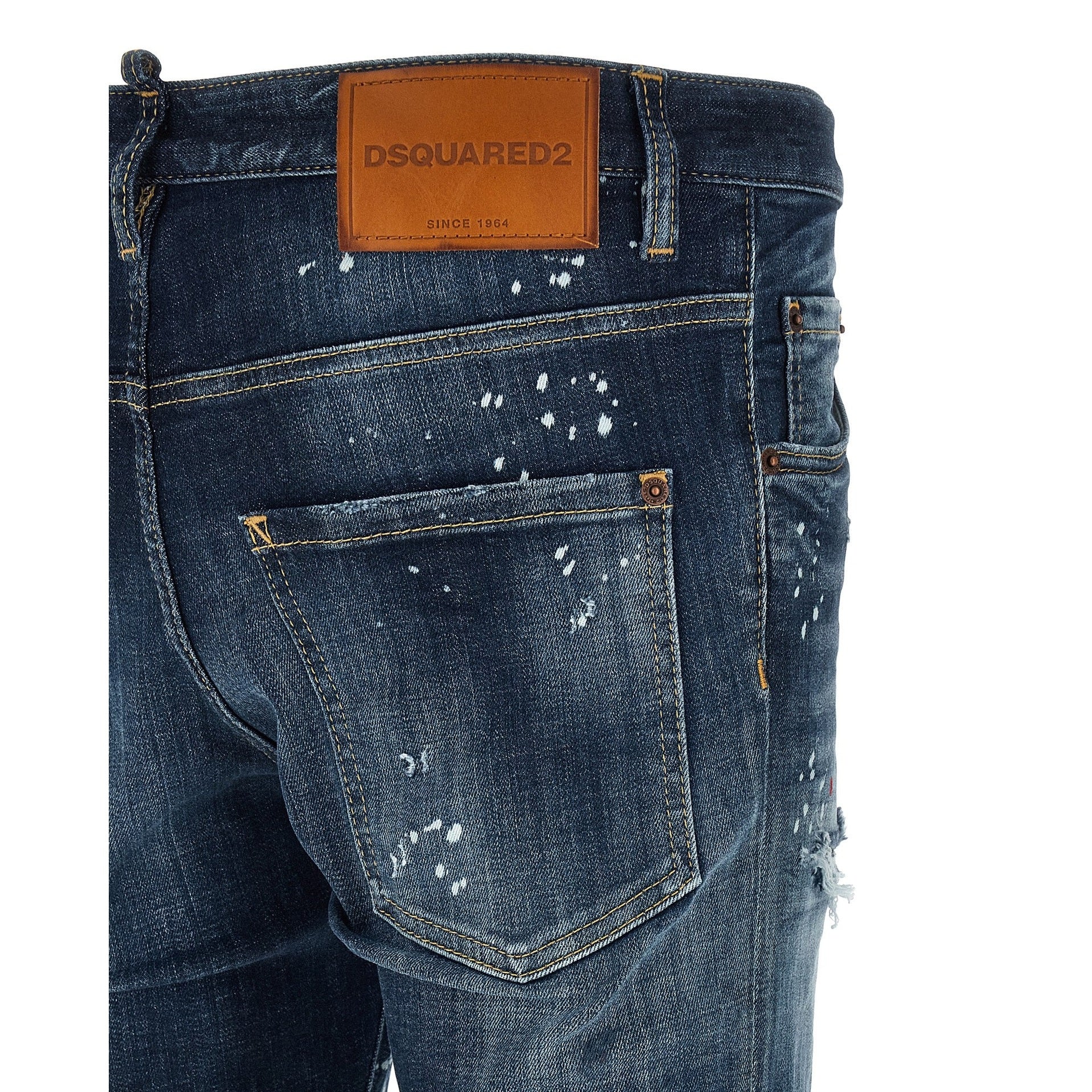 Dsquared² Blue Cotton Jeans Denim