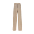 Max Mara Beige Virgin Wool Dress Pants