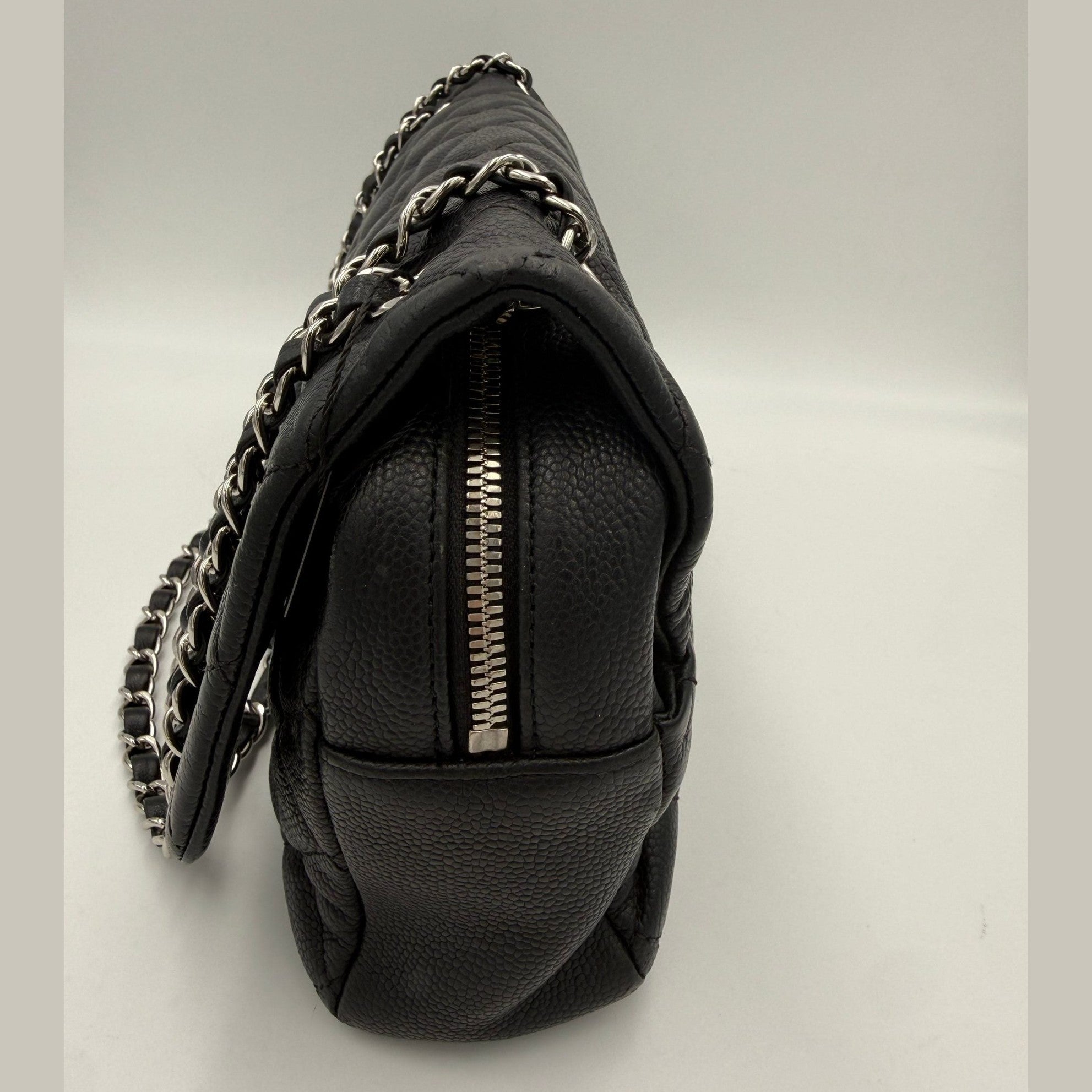 Chanel CHANEL Timeless Classique “ZIP FLAP BAG” Handbag