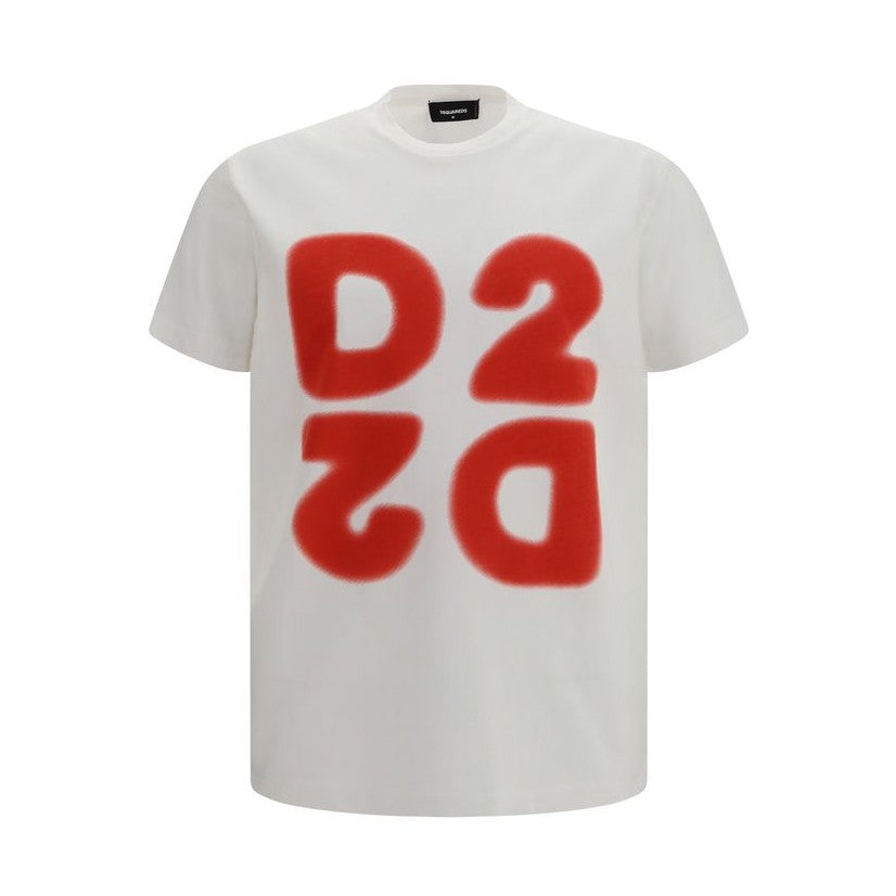 Dsquared² White Cotton T-Shirt