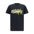 Dsquared² Black Cotton T-Shirt