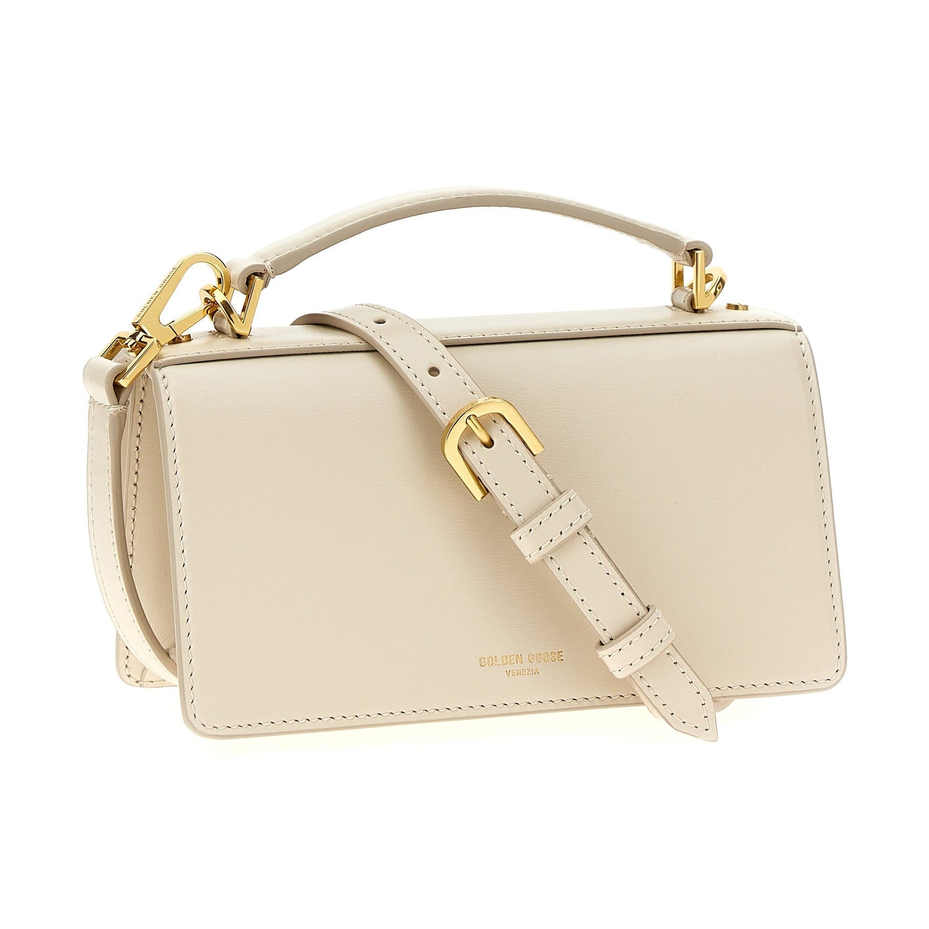 Golden Goose White Cowhide Handbag