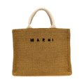 Marni Beige Cotton Tote Bag