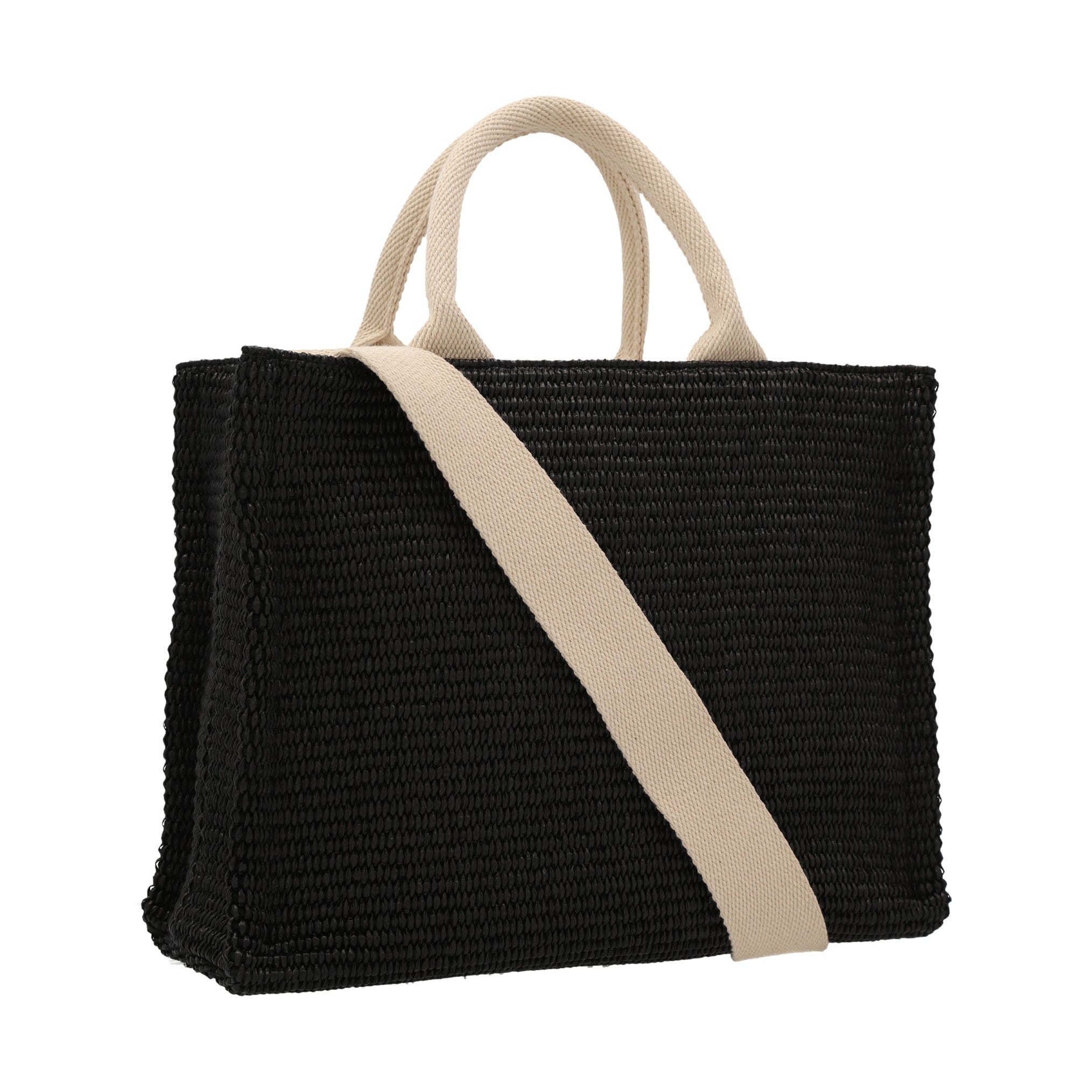 Marni Black Cotton Tote Bag