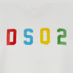 Dsquared² White Cotton Sweatshirt